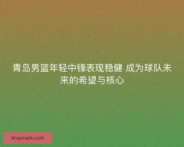 青岛男篮年轻中锋表现稳健 成为球队未来的希望与核心